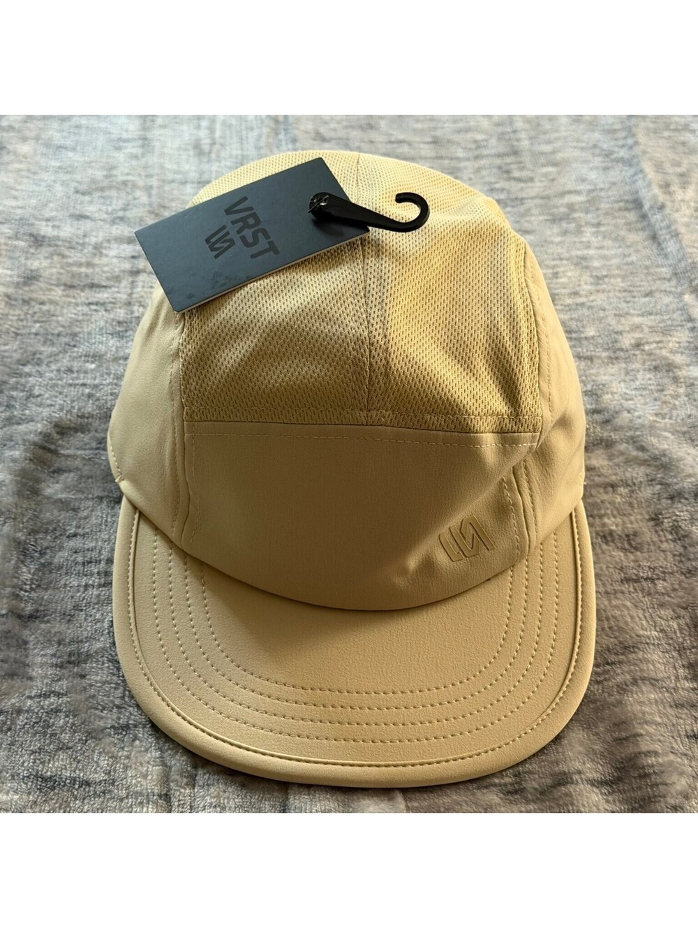 VRST Enthusiast Cap Men's OSFM Khaki Sand 5-Panel Adjustable Performance Hat